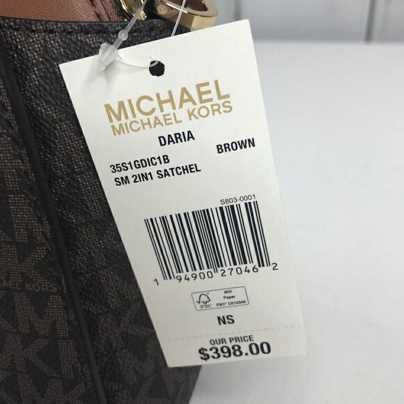 Michael Kors Daria 2 in 1 Satchel NWT - Picture 10 of 11